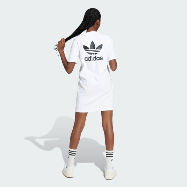 Áo Adidas ADICOLOR CLASSICS ROLL-UP SLEEVE TEE DRESS GN2777 | Sneaker Daily