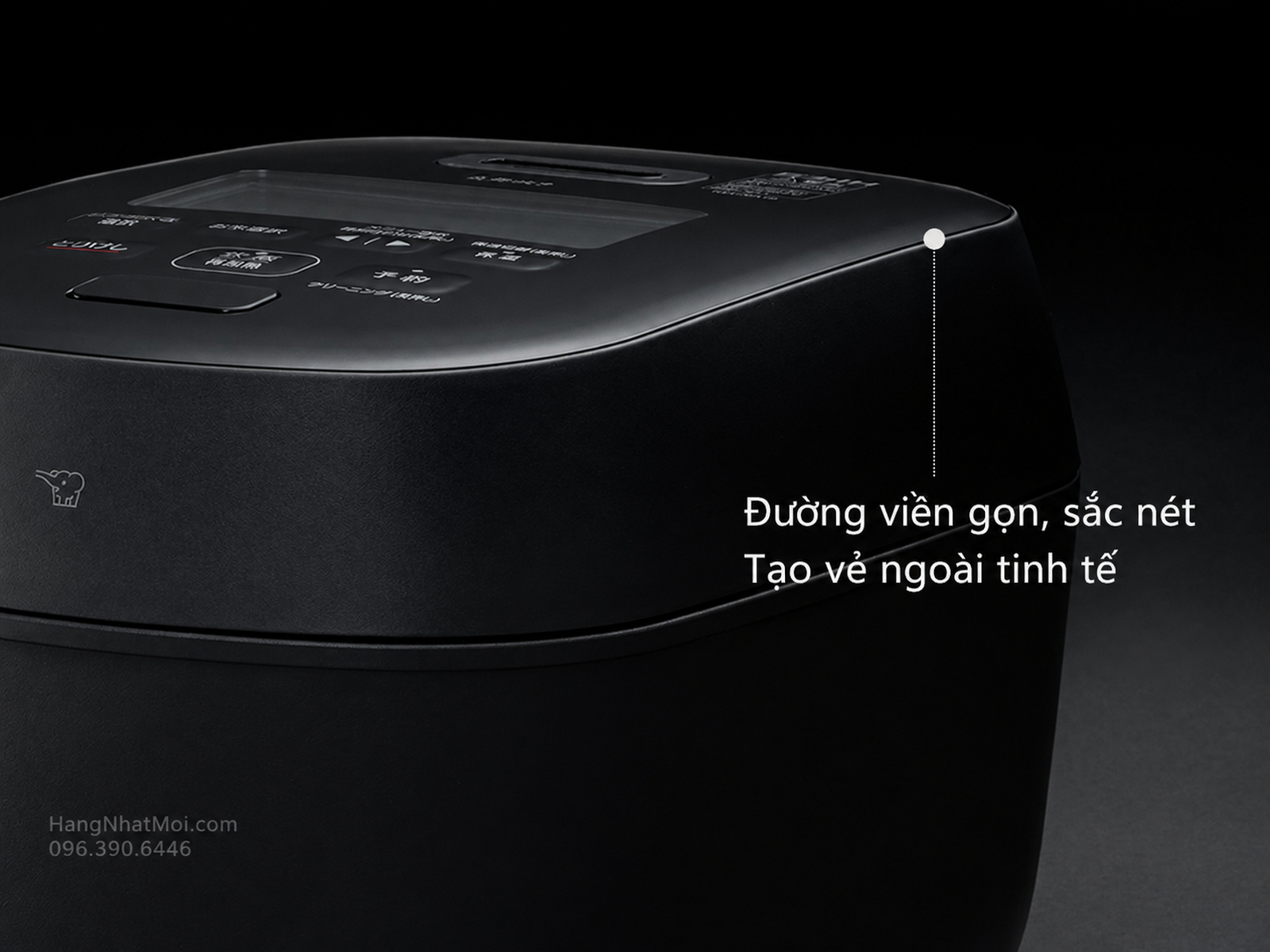 Đường viền và bề mặt thân nồi bo tròn của dòng NW-NA