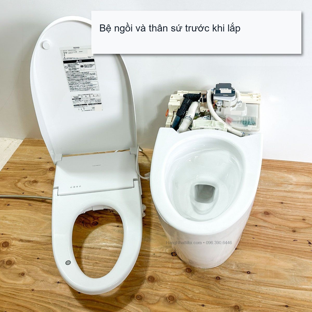 TOTO CES9720 AS2 màu trắng với phần WASHLET và thân sứ CS921B tách rời