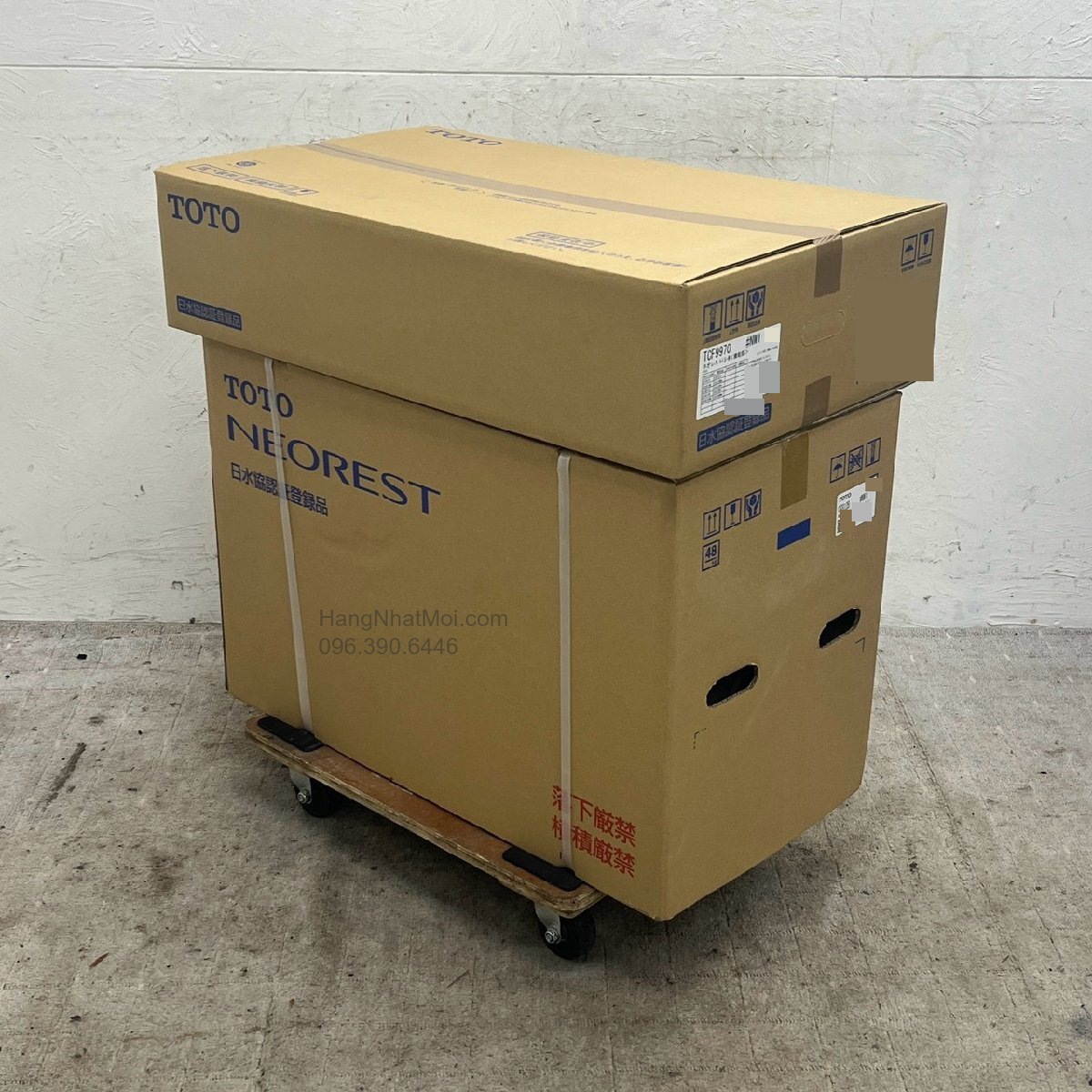 Hai thùng cụm chức năng TCF9970 và thân sứ CS912B màu trắng NW1 của NEOREST LS-W