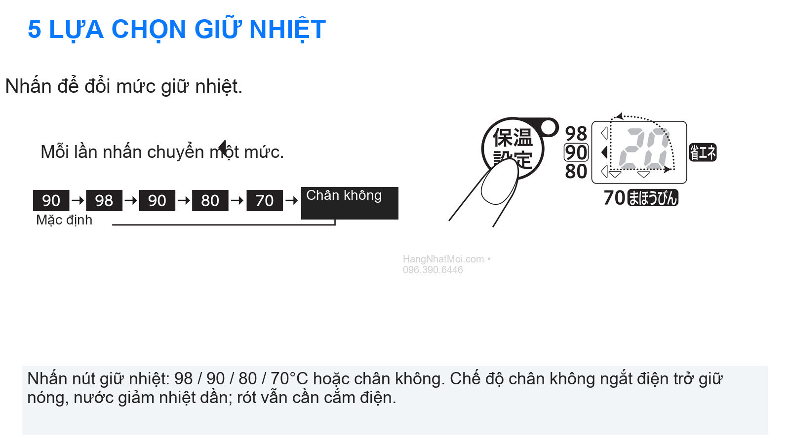 5 LỰA CHỌN GIỮ NHIỆT