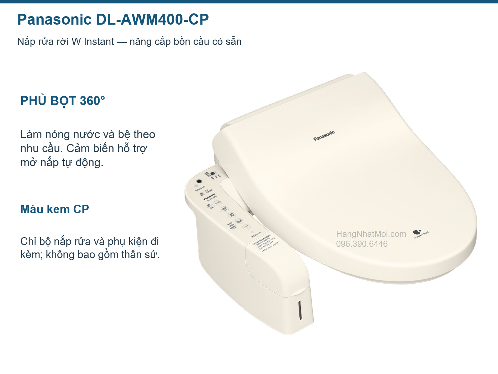 DL-AWM400-CP màu kem CP, ngoại hình AWM hãng sử dụng chung 400/600