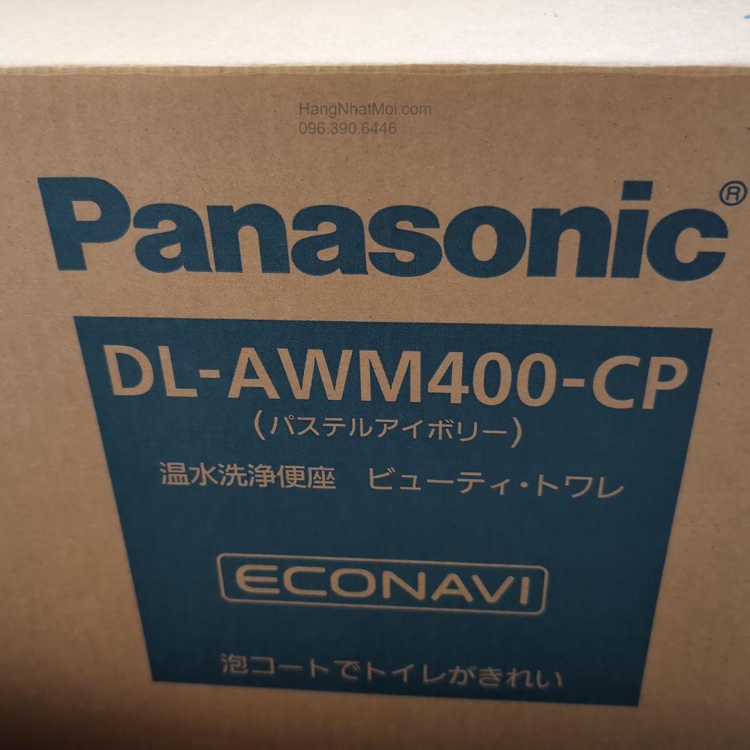 Mã Panasonic DL-AWM400-CP trên mặt thùng với tên màu pastel ivory