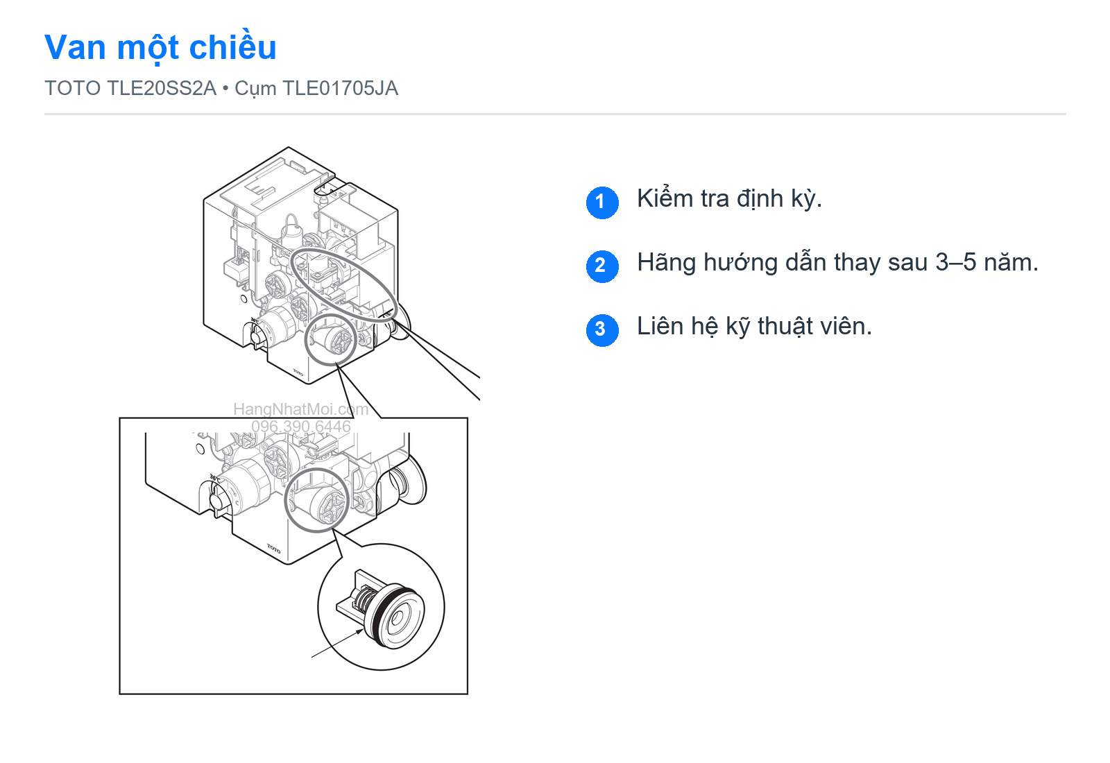 Van một chiều TOTO TLE20SS2A