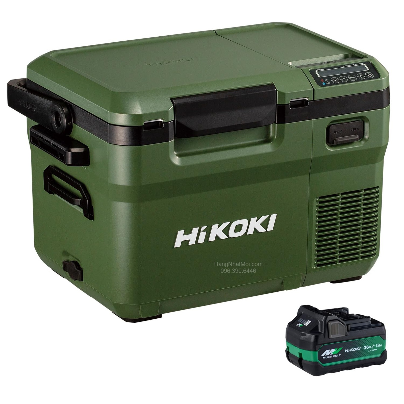 HiKOKI UL18DD 10,5L xanh rừng, bản XMGZ kèm một BSL36A18X.