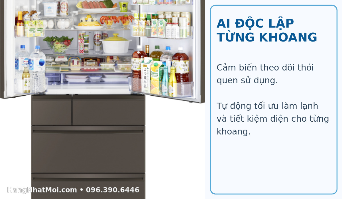 AI độc lập từng khoang Mitsubishi MR-WXD70M