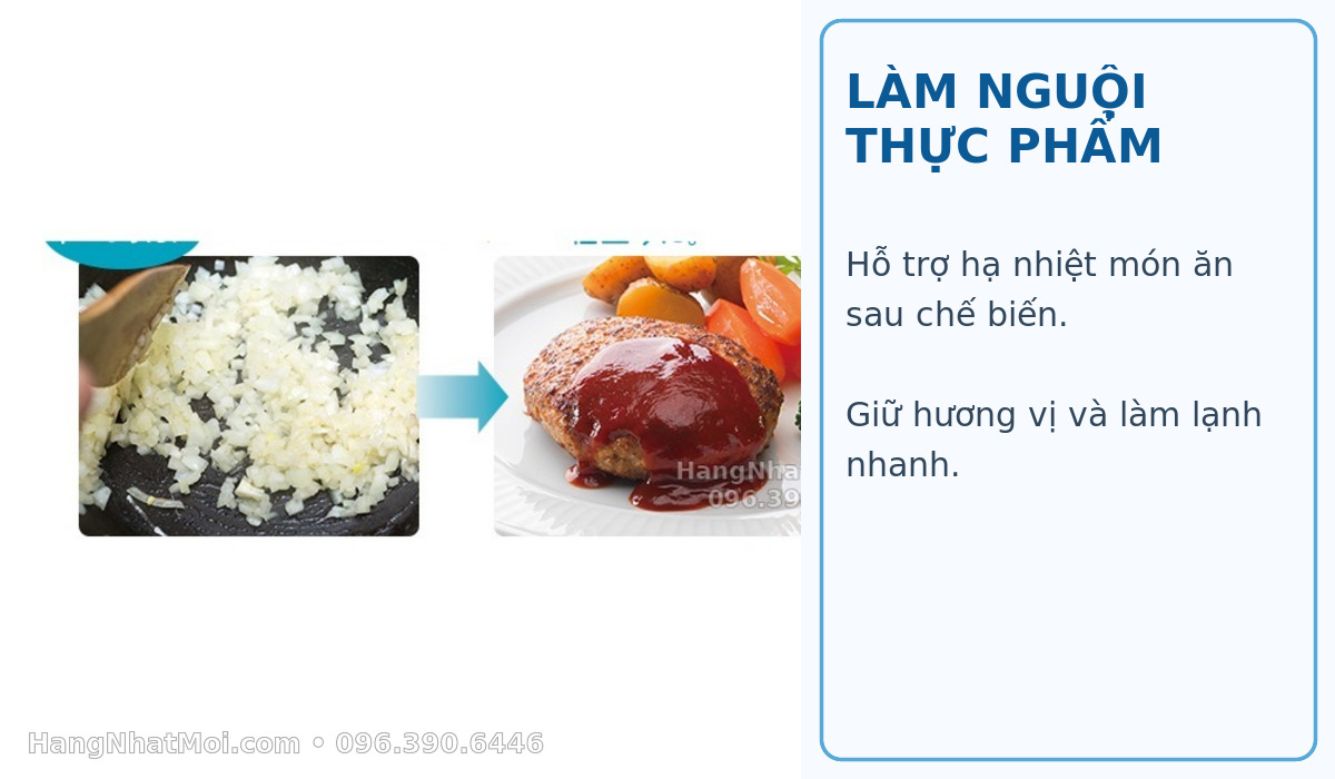 Làm nguội thực phẩm trong Hitachi R-HXC54X