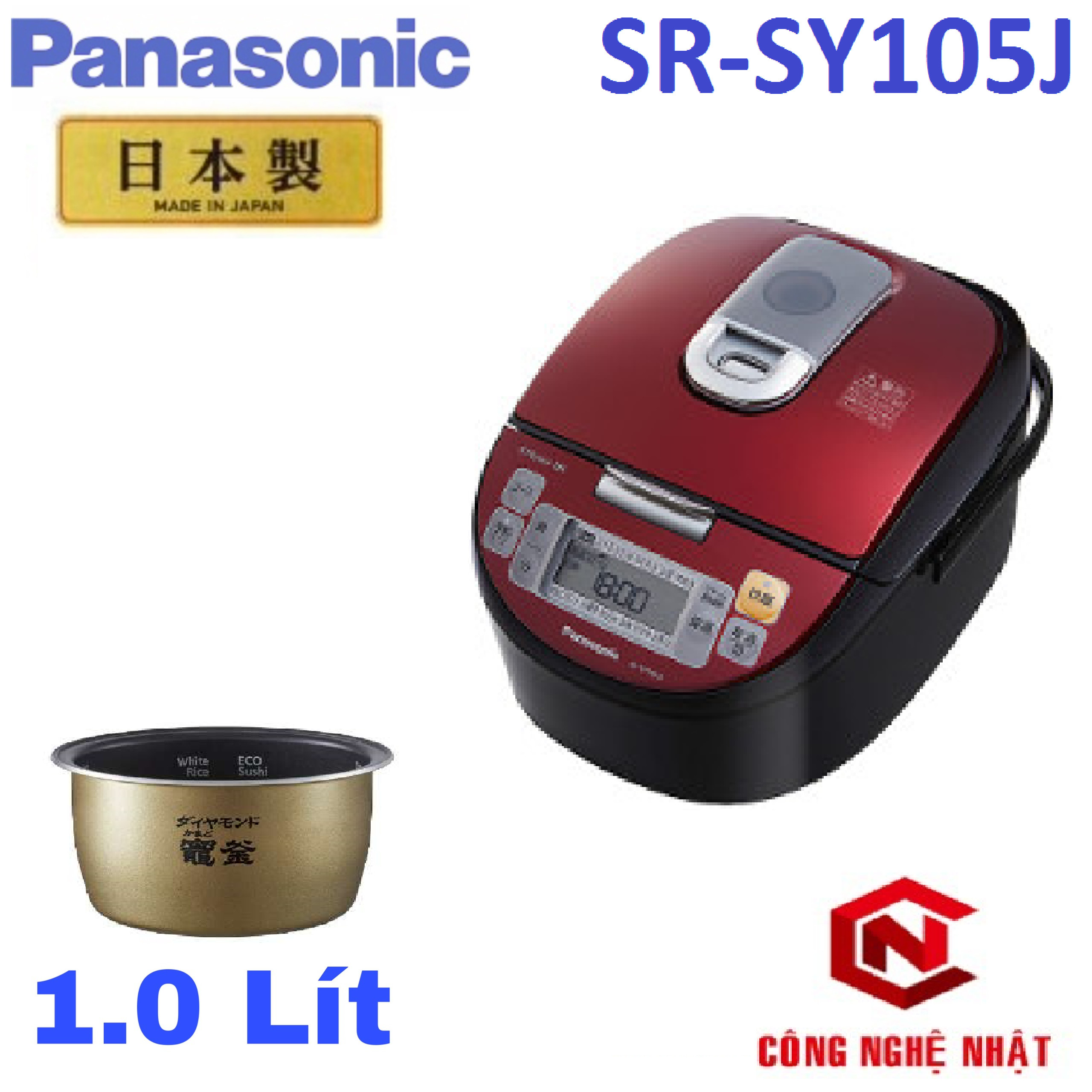 Panasonic 炊飯器 SR-SY105J ダイヤモンド大火力竈釜 5.5合