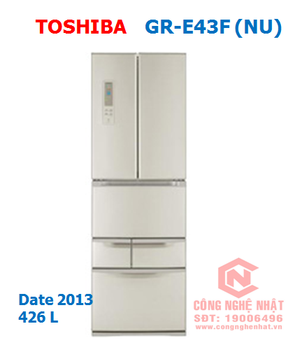 TOSHIBA 冷蔵庫 426L 6ドア GR-E43F(SS) | stamayk.sch.id