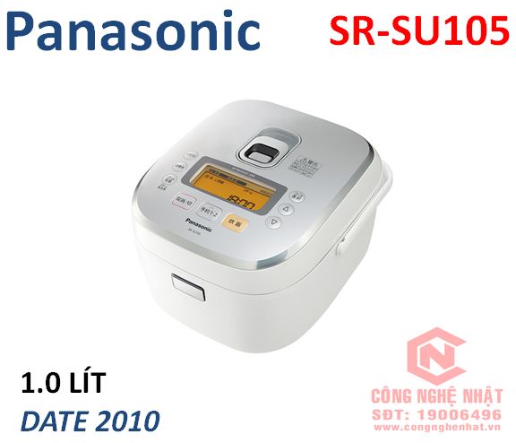 Nồi cơm điện cao tần IH Panasonic SR-SU105 1.0 lít màu trắng - Bảo 