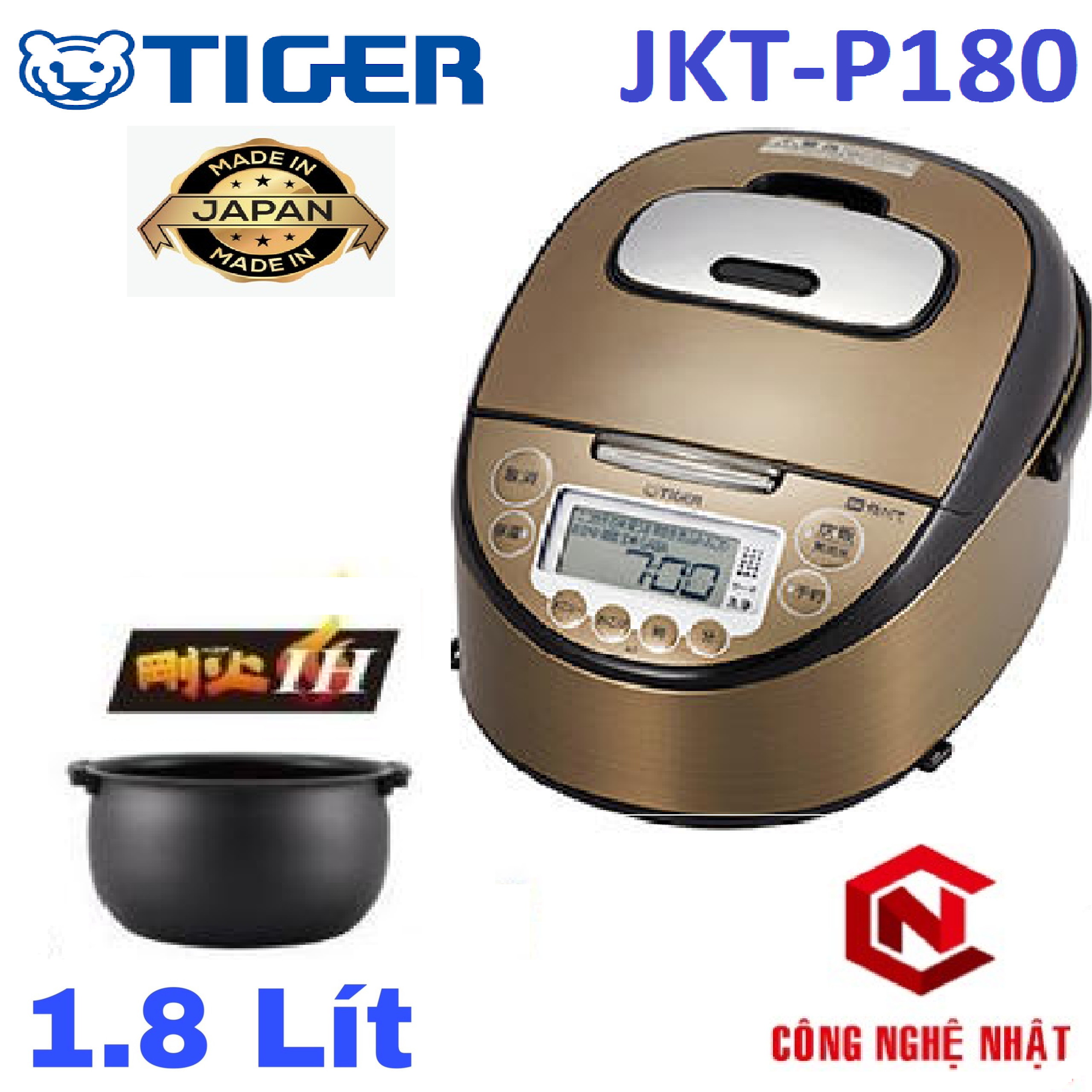 タイガー魔法瓶(TIGER) 炊飯器 JKT-P180TK クーポン配布中 家電・スマホ・カメラ
