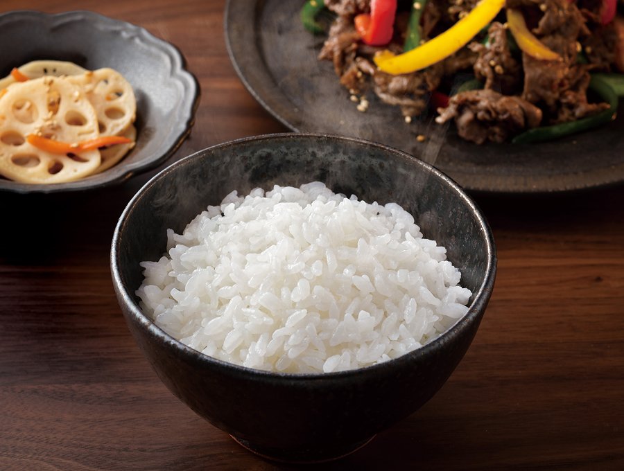 Cơm trắng minh họa cho chế độ White Rice Express của NW-BB18