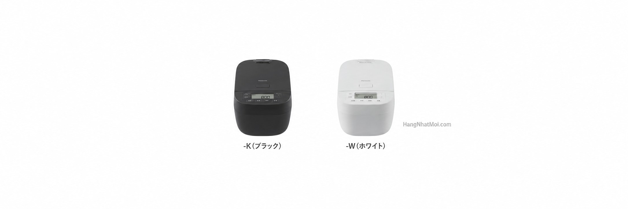 Hai lựa chọn màu Panasonic SR-N210E-K đen và SR-N210E-W trắng.