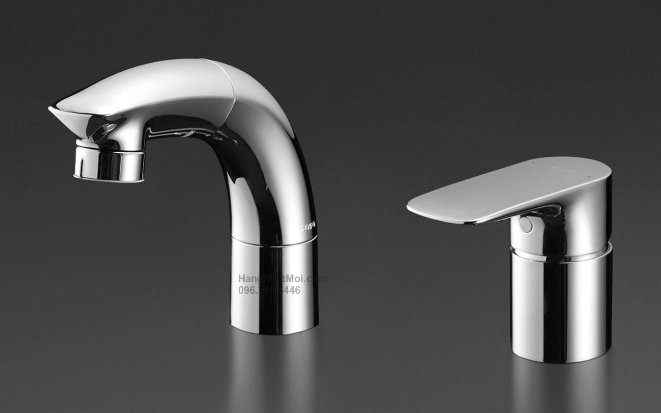Đầu vòi cong và tay gạt rời TOTO TLG05301J màu chrome