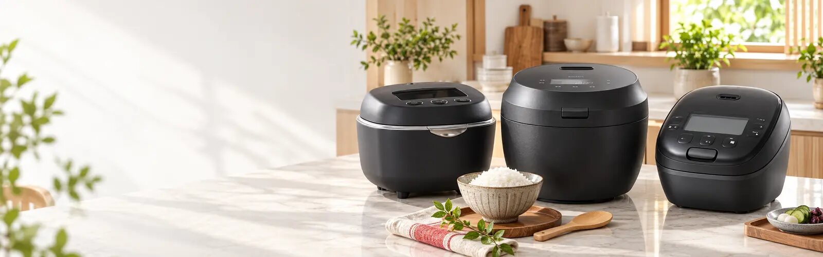 Bộ sưu tập nồi cơm nội địa Nhật trong gian bếp hiện đại