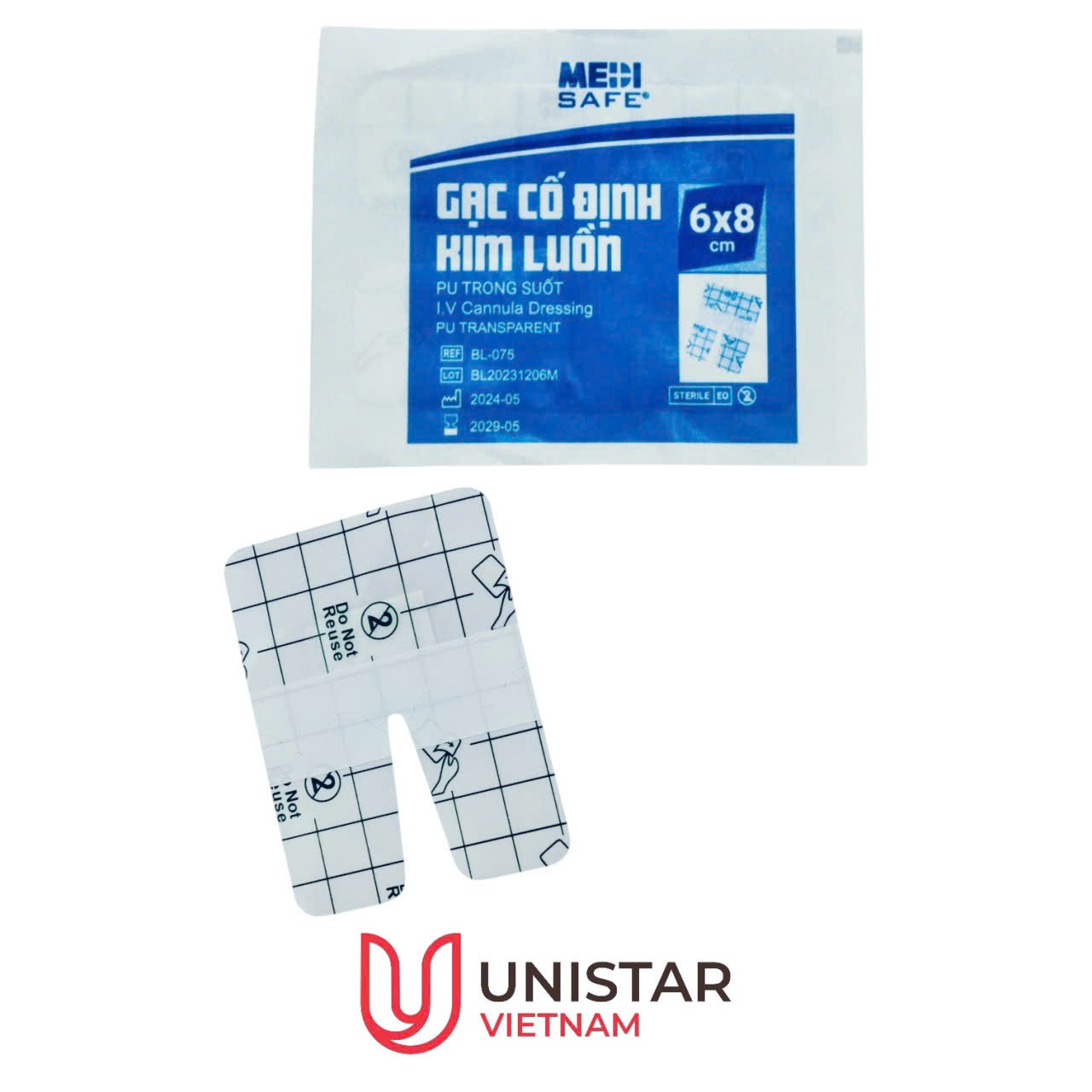 Gạc cố định kim luồn