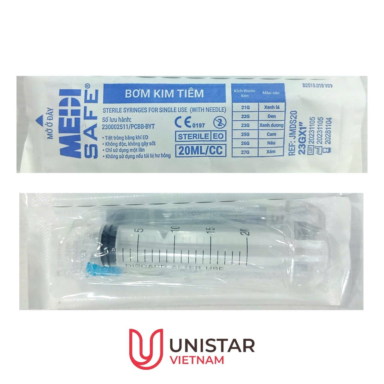 Bơm kim tiêm 20ml