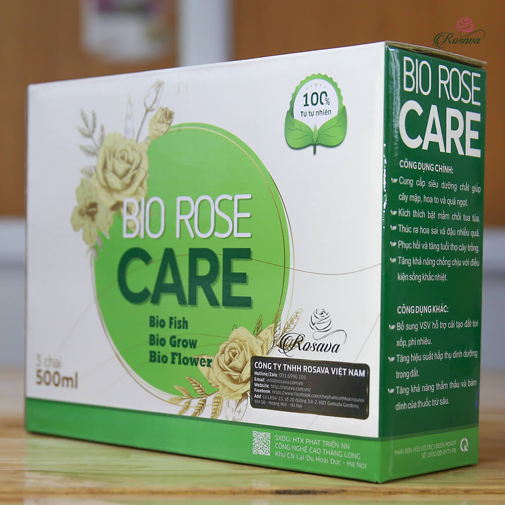 Đảm bảo cây hoa hồng có đủ dinh dưỡng bằng combo Bio Rose Care