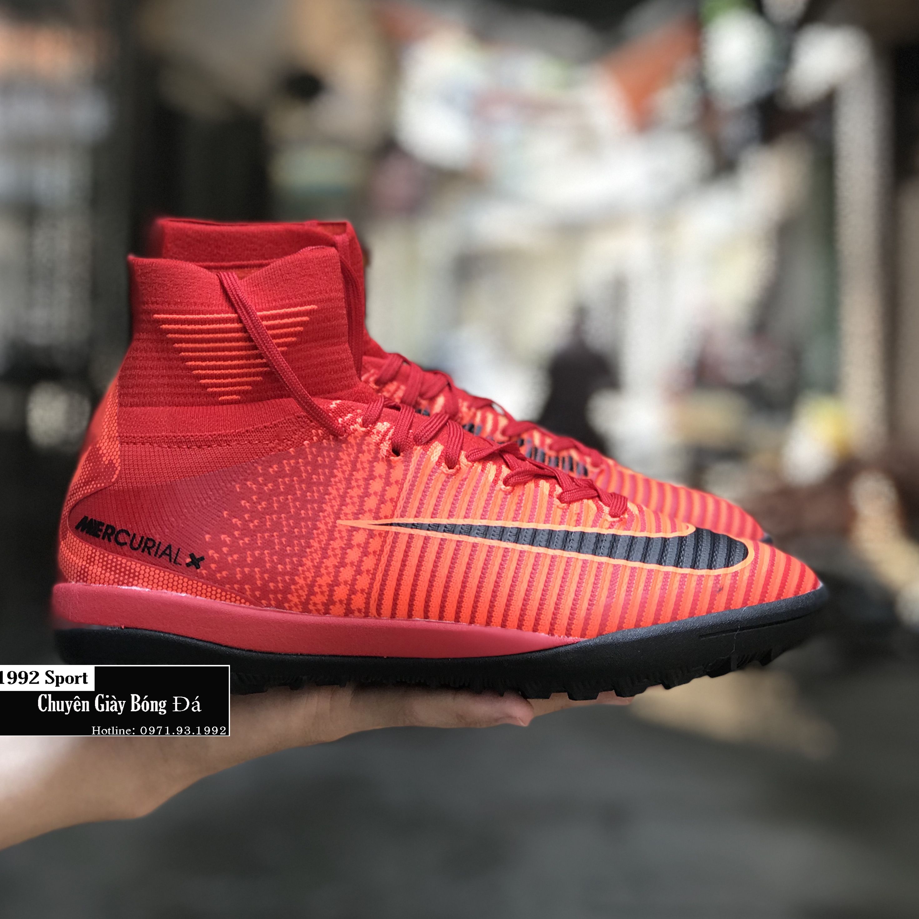 Giày Mercurialx Proximo Giày Bóng Đá Nike MercurialX Proximo II Đỏ TF