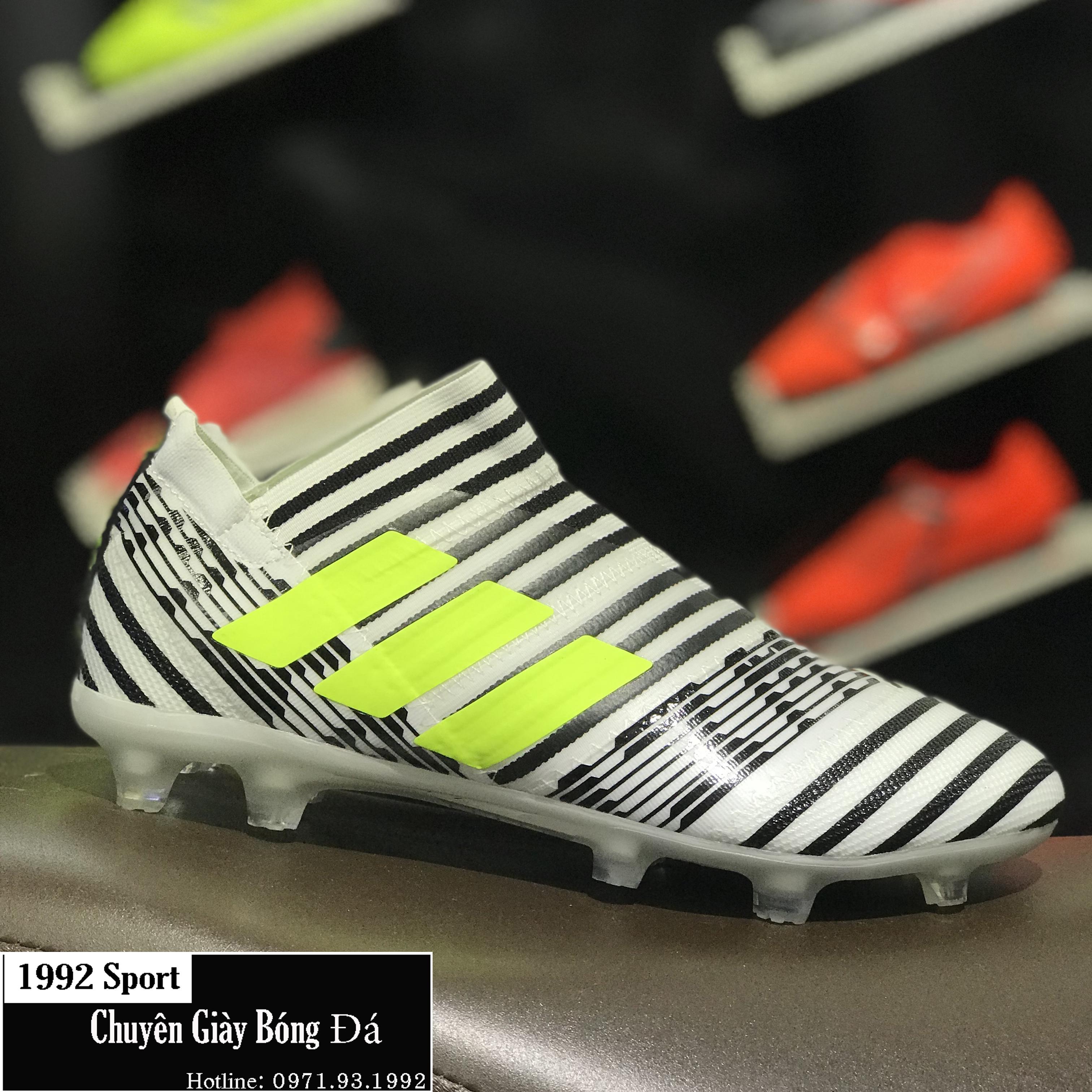 Giày đá Logo Adidas Nemeziz Giày Bóng Đá Adidas Nemeziz 17+ 360