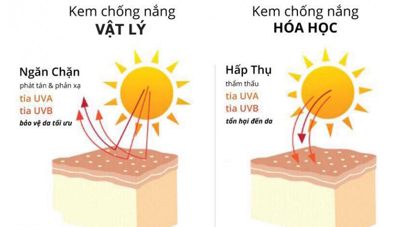cac loai kem chong nang