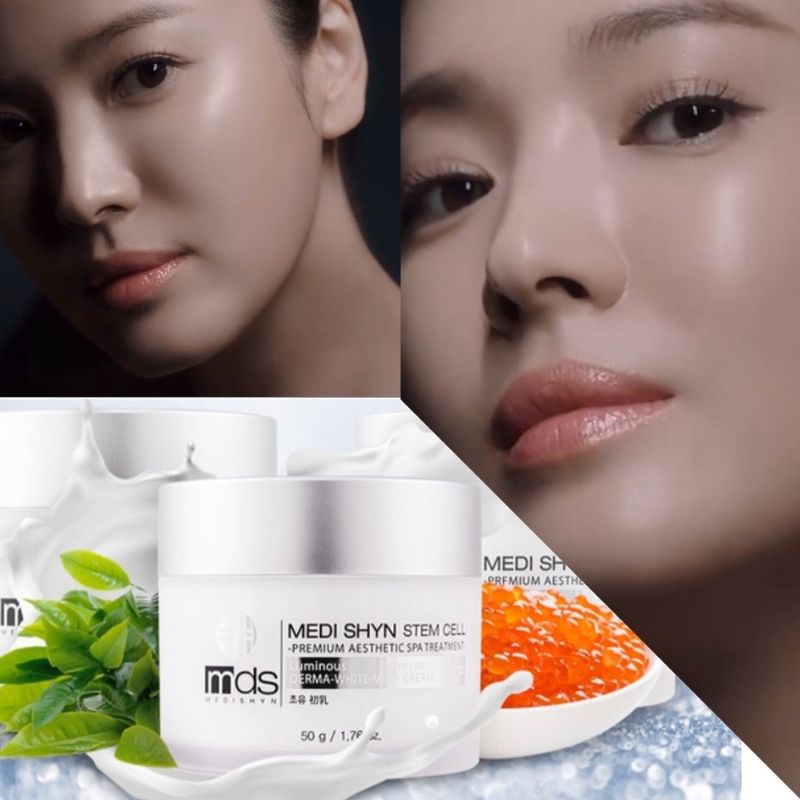 Kem dưỡng trắng trẻ hóa da Derma White Mela Medi Shyn Stem Cell