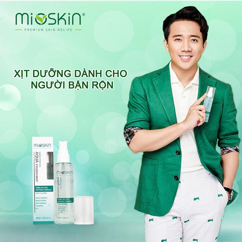 Xịt khoáng phục hồi da Aqua Frozen Mist Mioskin