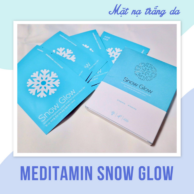 Mặt nạ phục hồi trắng da Snow Glow Mask Meditamin