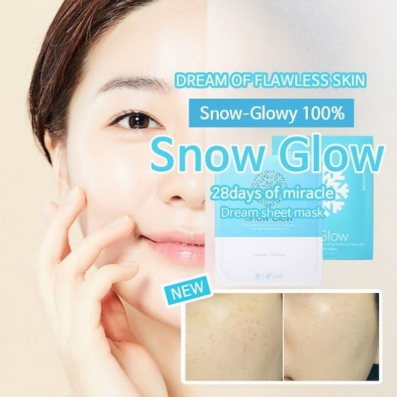 Mặt nạ phục hồi trắng da Snow Glow Mask Meditamin