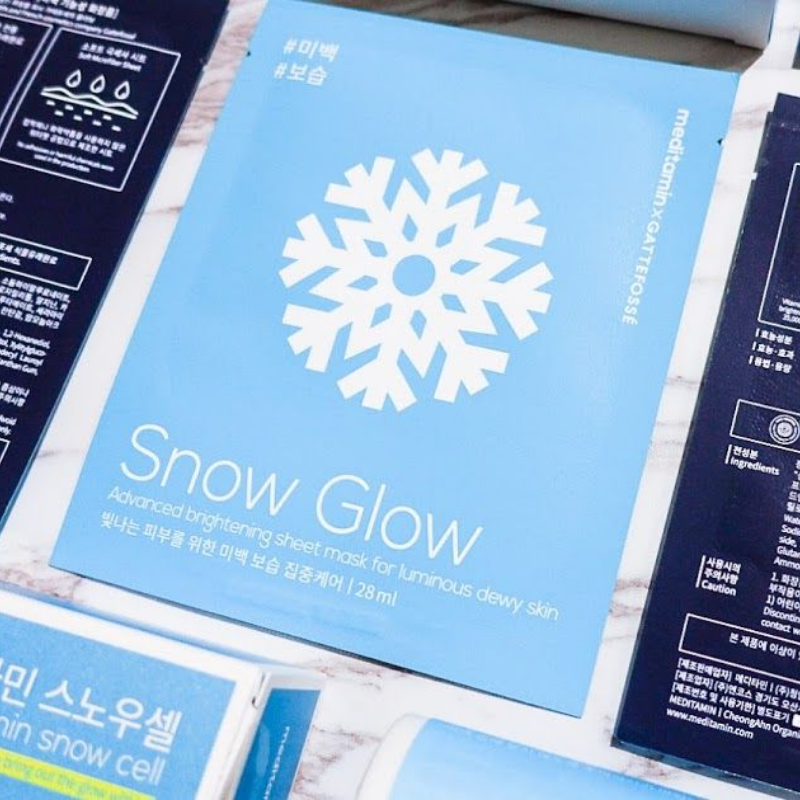 Mặt nạ phục hồi trắng da Snow Glow Mask Meditamin