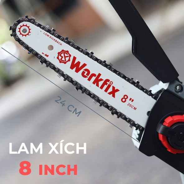 Chiều dài lam xich của máy WF-CS08BL