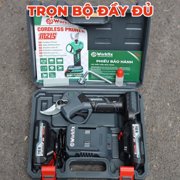 Địa chỉ uy tín mua kéo cắt cành chạy Pin Workfix WF-CP30BL tại Công Ty Ban Mai