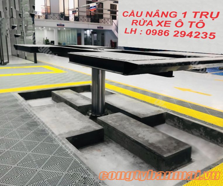 Cầu Nâng Rửa Xe ô tô 1 trụ  H-101 Airtek Ấn Độ