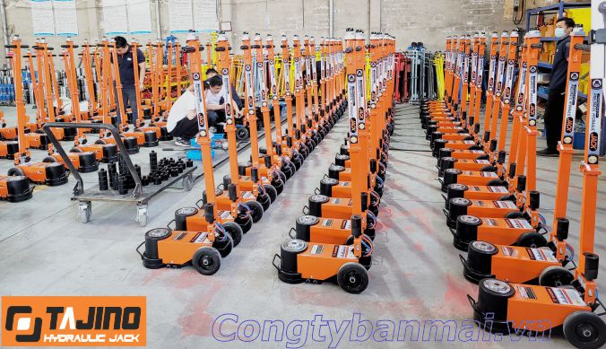 hình ảnh kích đội hơi 2 tầng 40/80 tấn TJ-4080