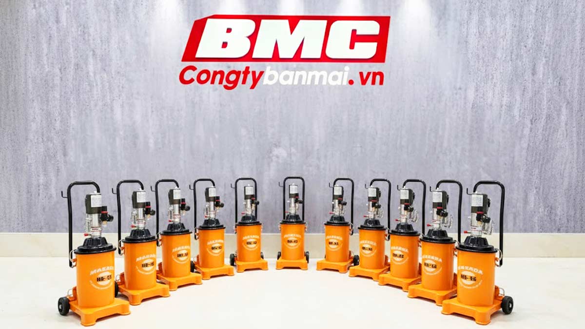 Hình ảnh máy bơm mỡ khí nén Masada