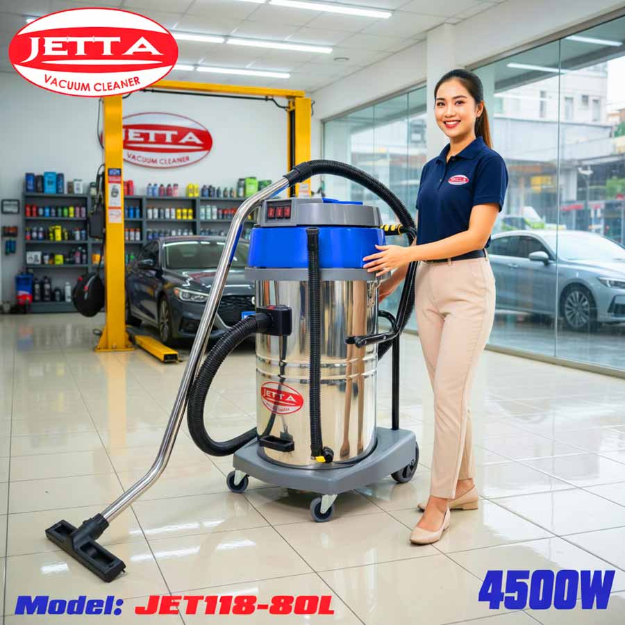 Hình ảnh máy hút bụi JETTA 80 lít JET118-80L