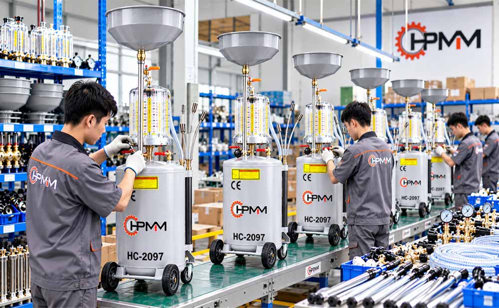 Hình ảnh máy hút dầu sản xuất trong nhà máy HPMM