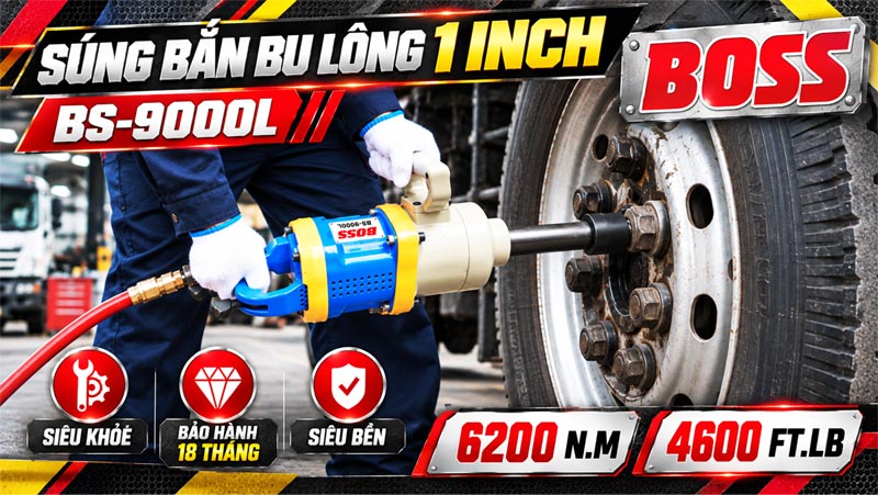 Hình ảnh súng bắn tắc kê hơi 1 inch BOSS