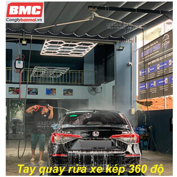 hình ảnh tay quay rửa xe kép