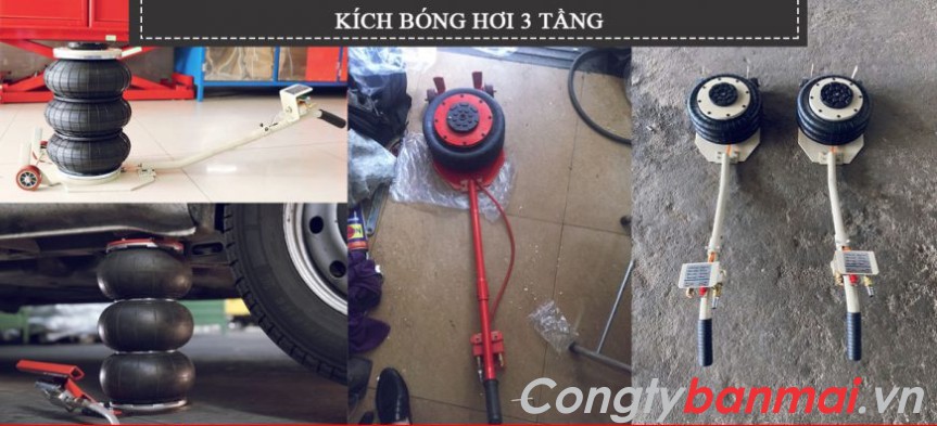 kích đội bóng hơi 3 tầng