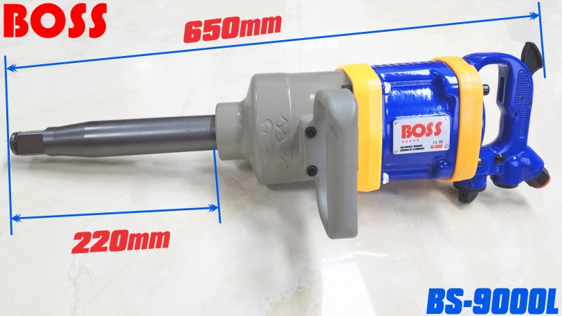 Kích thước súng xiết bu lông BOSS BS-9000L