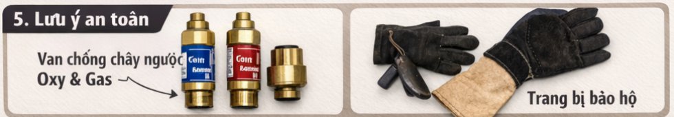 Lưu ý an toàn khi sử dụng đèn cắt oxy gas HC-392