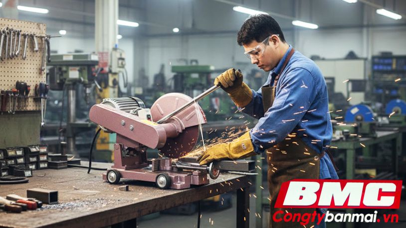 Máy cắt sắt Tiến Đạt chính hãng