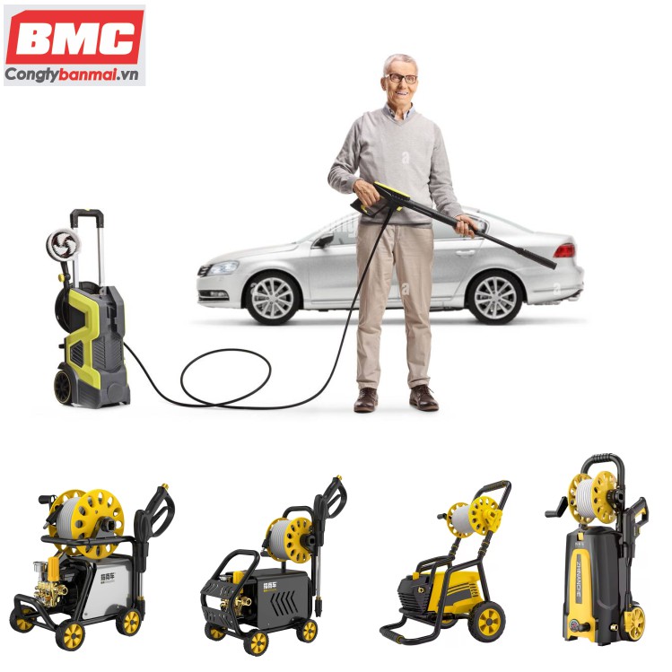 Máy xịt rửa xe mini gia đình