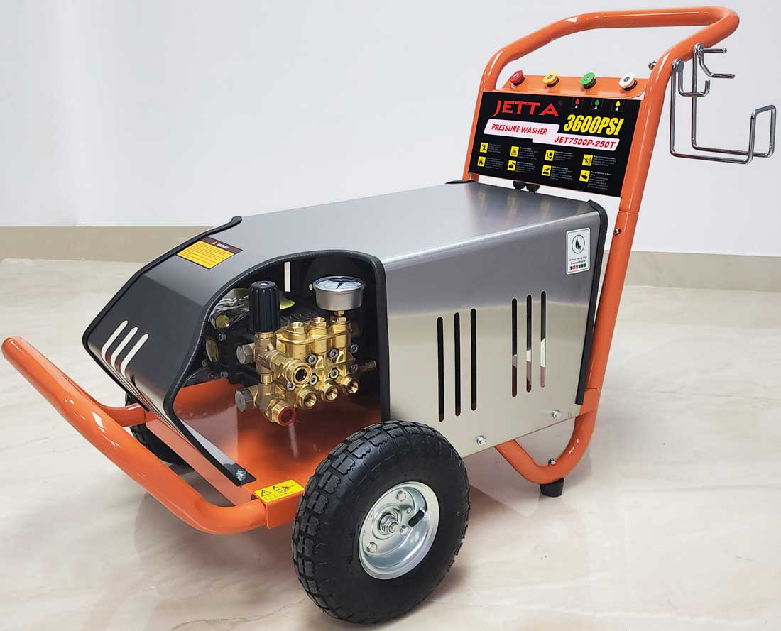 Máy rửa xe JET7500P-250T Công suất 7,5KW áp lực 3600 PSI