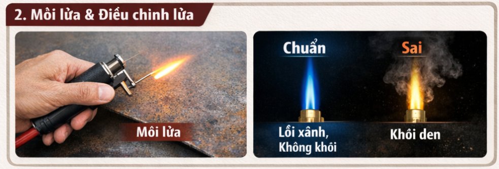 Mồi lửa & chỉnh ngọn lửa Tay cắt oxy gas HC-392