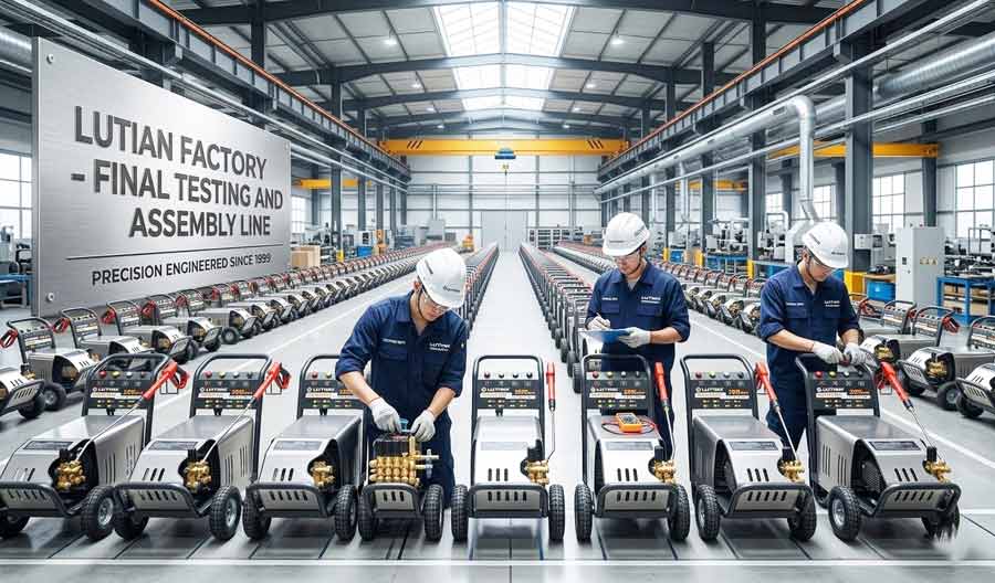 Nhà máy sản xuất máy rửa xe Lutian