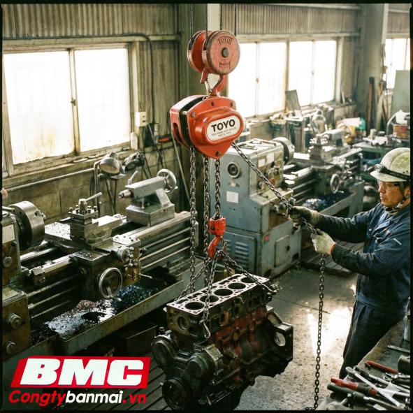 pa lăng xích kéo tay