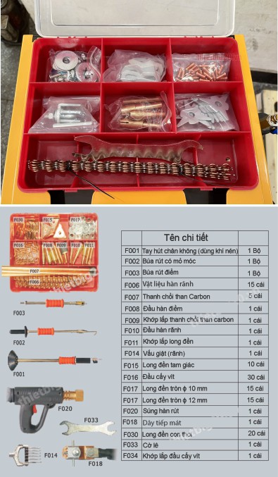 phụ kiện máy hàn rút tôn FY-8000