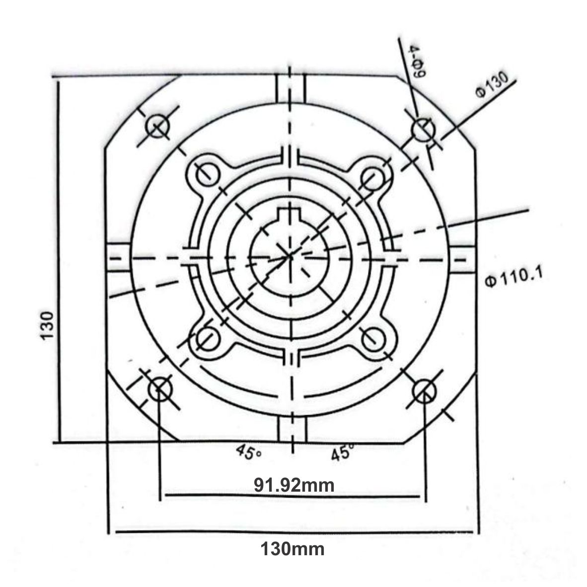 kích thước mặt bích đầu bơm rửa xe 3WZ-1814CA